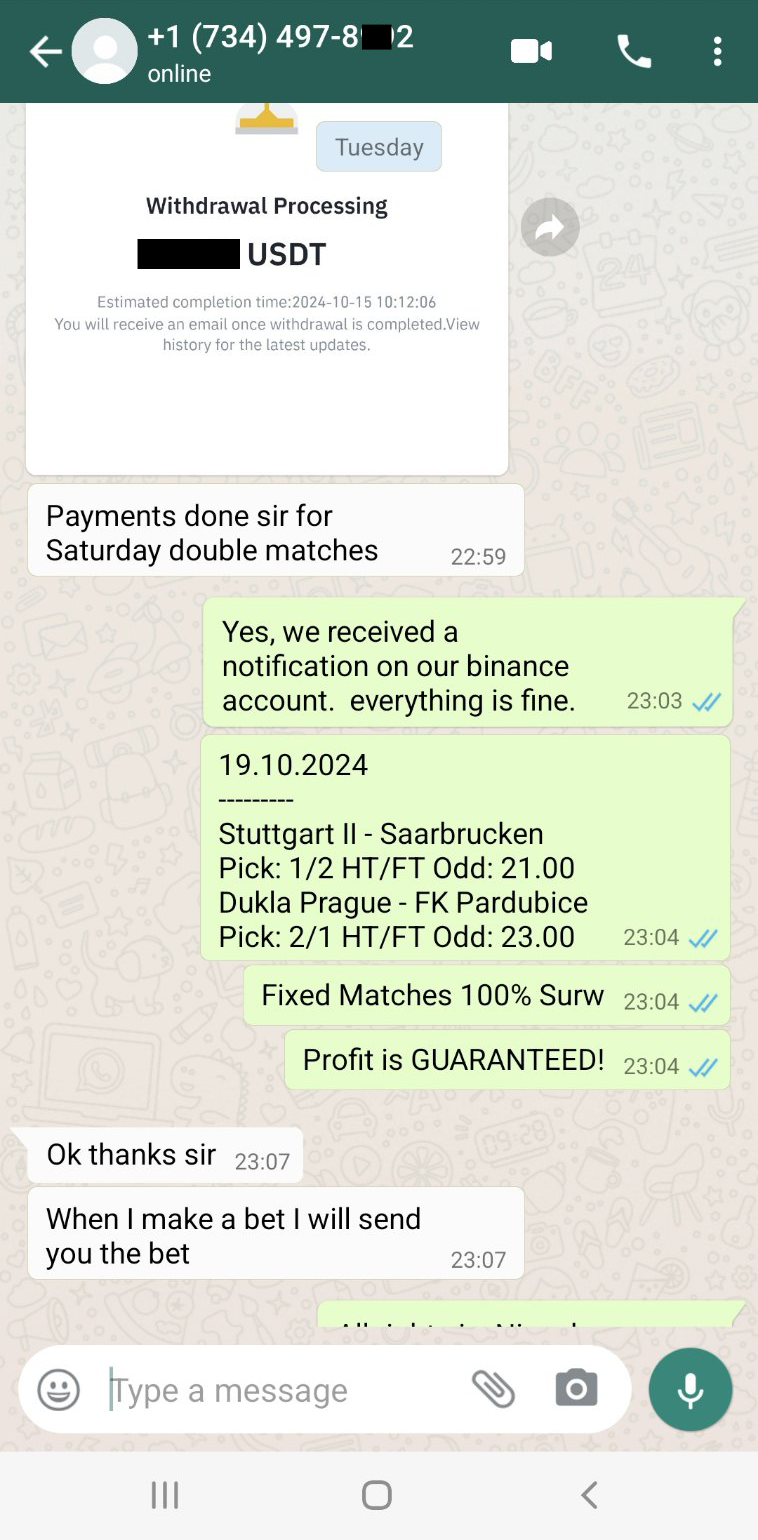 Double Fixed Matches