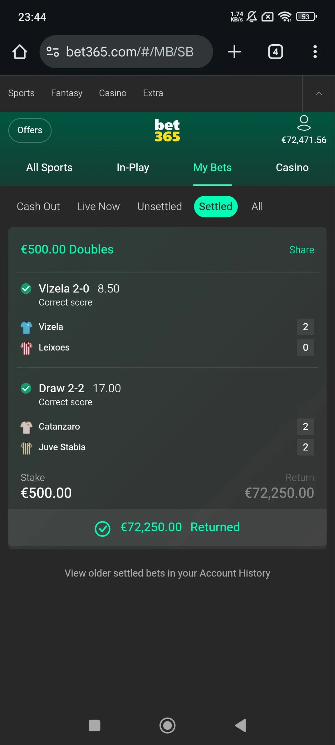 best fixed matches